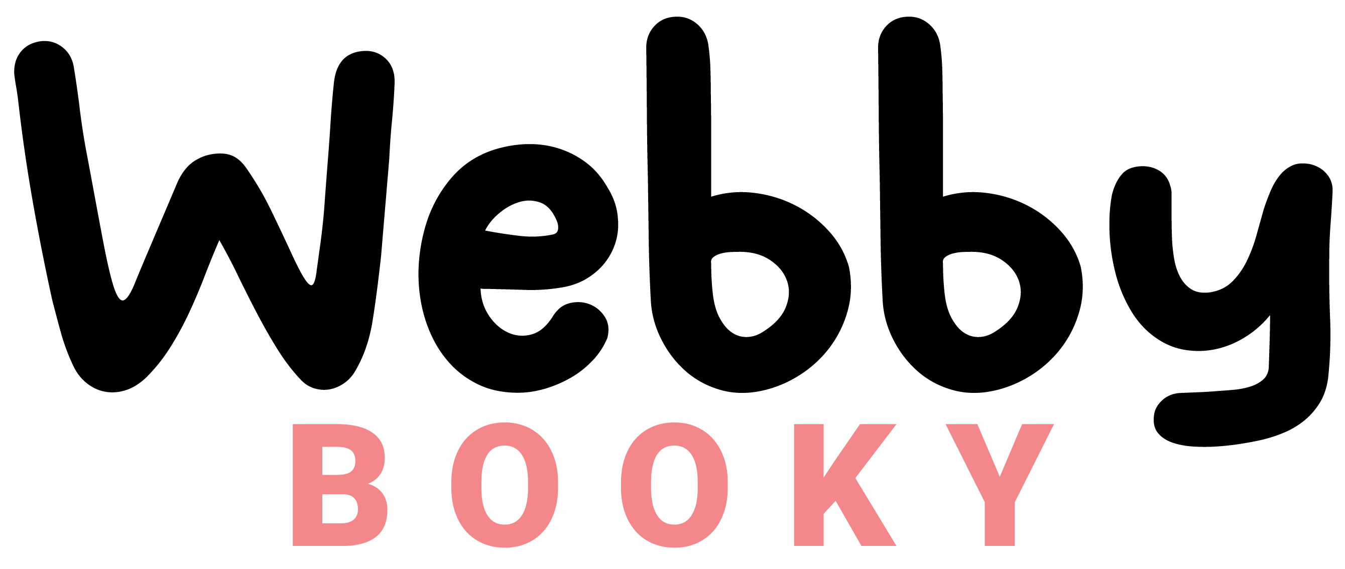 Webby Booky logo text